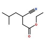 Hexanoic acid, 3-cyano-5-methyl-, ethyl ester