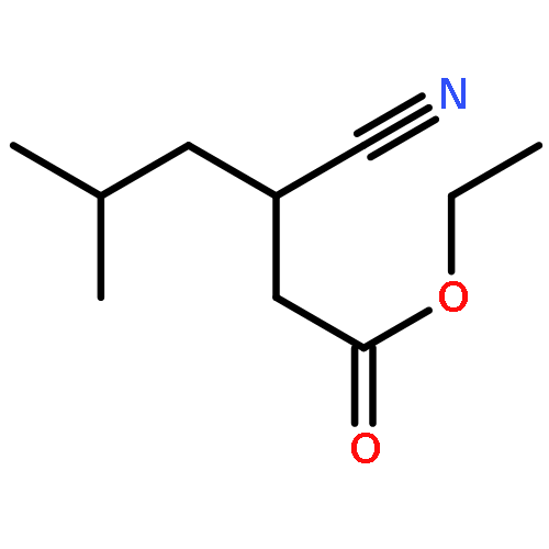 Hexanoic acid, 3-cyano-5-methyl-, ethyl ester