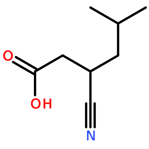 Hexanoic acid, 3-cyano-5-methyl-, (3R)-