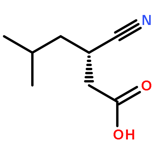 Hexanoic acid, 3-cyano-5-methyl-, (3S)-