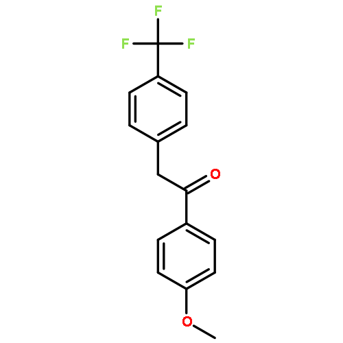 Ethanone, 1-(4-methoxyphenyl)-2-[4-(trifluoromethyl)phenyl]-