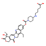 1-Piperidinecarboxylicacid, 4-[(4-carboxybutyl)amino]-,(4S)-4,11-diethyl-3,4,12,14-tetrahydro-4-hydroxy-3,14-dioxo-1H-pyrano[3',4':6,7]indolizino[1,2-b]quinolin-9-ylester