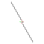 Phosphorochloridic acid, ditetradecyl ester