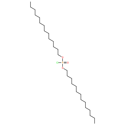 Phosphorochloridic acid, ditetradecyl ester