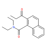 1-Naphthalenecarboxamide, N,N-diethyl-2-(1-oxopropyl)-