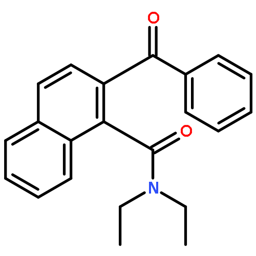 1-Naphthalenecarboxamide, 2-benzoyl-N,N-diethyl-