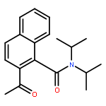 1-Naphthalenecarboxamide, 2-acetyl-N,N-bis(1-methylethyl)-