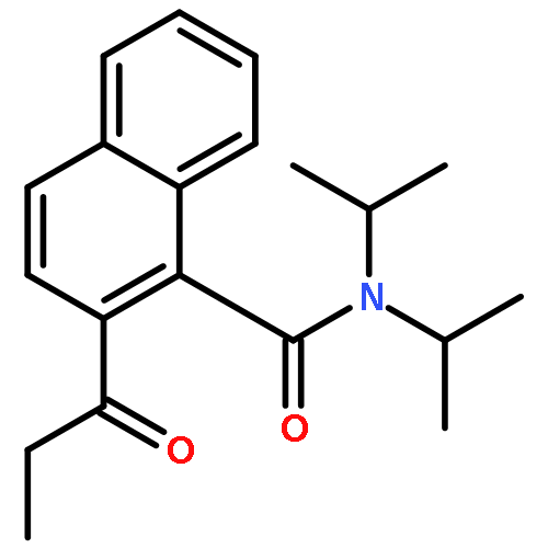 1-Naphthalenecarboxamide, N,N-bis(1-methylethyl)-2-(1-oxopropyl)-