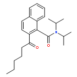 1-Naphthalenecarboxamide, N,N-bis(1-methylethyl)-2-(1-oxohexyl)-