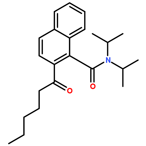 1-Naphthalenecarboxamide, N,N-bis(1-methylethyl)-2-(1-oxohexyl)-