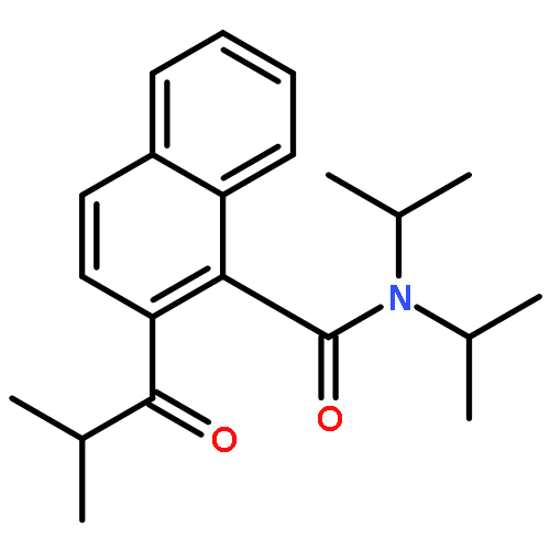 1-Naphthalenecarboxamide,N,N-bis(1-methylethyl)-2-(2-methyl-1-oxopropyl)-