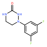 1,2,4-Triazin-3(2H)-one, 1-(3,5-difluorophenyl)tetrahydro-