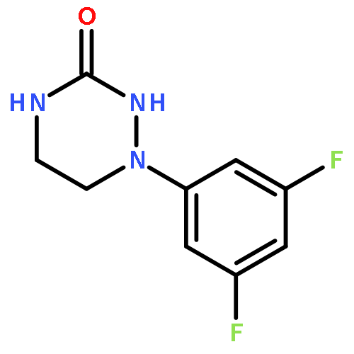 1,2,4-Triazin-3(2H)-one, 1-(3,5-difluorophenyl)tetrahydro-