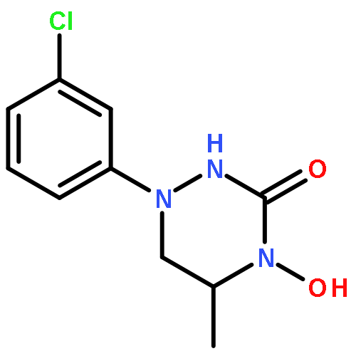 1,2,4-Triazin-3(2H)-one,1-(3-chlorophenyl)tetrahydro-4-hydroxy-5-methyl-