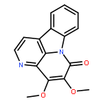 6H-Indolo(3,2,1-de)(1,5)naphthyridin-6-one, 4,5-dimethoxy-