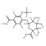 4-carboxy-2-methoxyphenyl-beta-D-glucopyranosiduronic acid