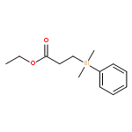 Propanoic acid,3-(dimethylphenylsilyl)-, ethyl ester