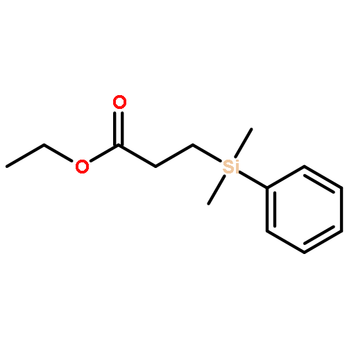 Propanoic acid,3-(dimethylphenylsilyl)-, ethyl ester