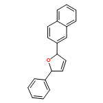 Furan, 2,5-dihydro-2-(2-naphthalenyl)-5-phenyl-, trans-