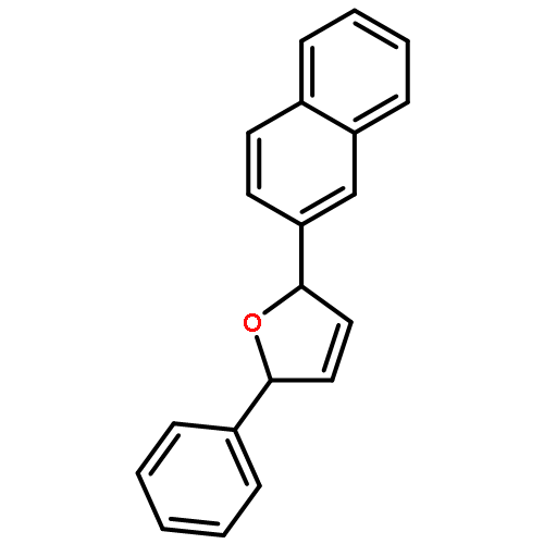 Furan, 2,5-dihydro-2-(2-naphthalenyl)-5-phenyl-, trans-