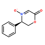 2H-1,4-OXAZIN-2-ONE, 5,6-DIHYDRO-5-PHENYL-, 4-OXIDE, (5R)-