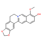 10-hydroxy-9-methoxy-5,6-dihydro[1,3]dioxolo[4,5-g]isoquino[3,2-a]isoquinolin-7-ium