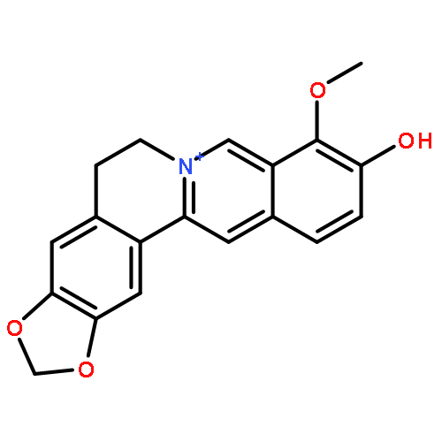 10-hydroxy-9-methoxy-5,6-dihydro[1,3]dioxolo[4,5-g]isoquino[3,2-a]isoquinolin-7-ium