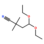 4,4-diethoxy-2,2-dimethylbutanenitrile