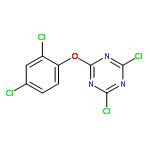 2,4-dichloro-6-(2,4-dichlorophenoxy)-1,3,5-triazine