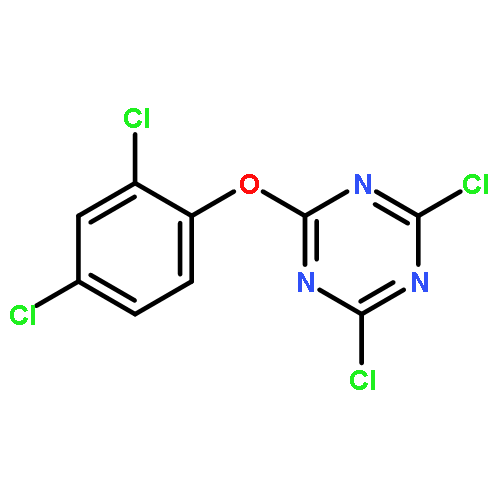 2,4-dichloro-6-(2,4-dichlorophenoxy)-1,3,5-triazine