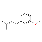 Benzene, 1-methoxy-3-(3-methyl-2-butenyl)-