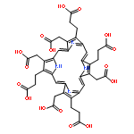 21H,23H-Porphine-2,7,12,18-tetrapropanoicacid, 3,8,13,17-tetrakis(carboxymethyl)-