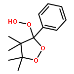 Hydroperoxide, 4,4,5,5-tetramethyl-3-phenyl-1,2-dioxolan-3-yl