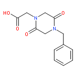 1-Piperazineacetic acid, 2,5-dioxo-4-(phenylmethyl)-