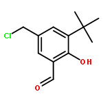 Benzaldehyde, 5-(chloromethyl)-3-(1,1-dimethylethyl)-2-hydroxy-