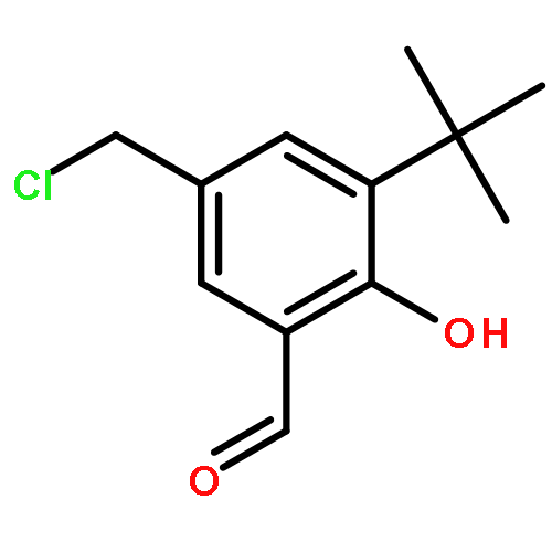 Benzaldehyde, 5-(chloromethyl)-3-(1,1-dimethylethyl)-2-hydroxy-