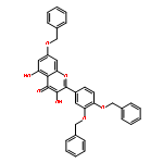 2-(3,4-bis(benzyloxy)phenyl)-7-(benzyloxy)-3,5-dihydroxy-4H-chromen-4-one