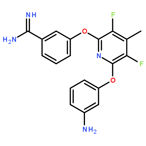 Benzenecarboximidamide,3-[[6-(3-aminophenoxy)-3,5-difluoro-4-methyl-2-pyridinyl]oxy]-