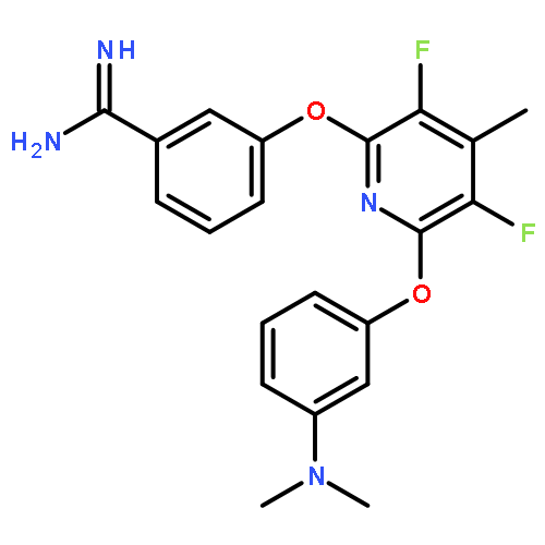 Benzenecarboximidamide,3-[[6-[3-(dimethylamino)phenoxy]-3,5-difluoro-4-methyl-2-pyridinyl]oxy]-