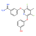 Benzenecarboximidamide,3-[[3,5-difluoro-6-(3-hydroxyphenoxy)-4-methyl-2-pyridinyl]oxy]-