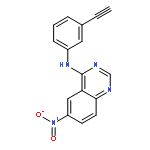 4-Quinazolinamine, N-(3-ethynylphenyl)-6-nitro-