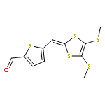 2-Thiophenecarboxaldehyde,5-[[4,5-bis(methylthio)-1,3-dithiol-2-ylidene]methyl]-