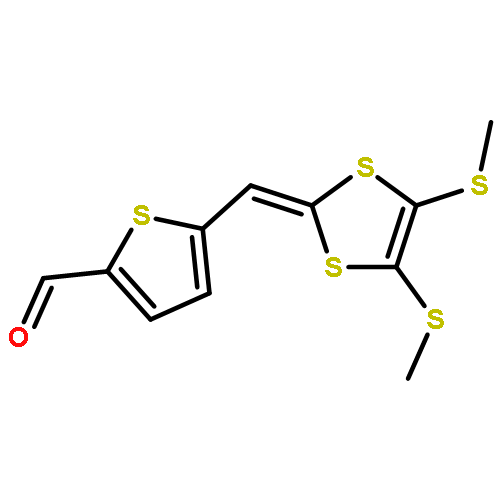 2-Thiophenecarboxaldehyde,5-[[4,5-bis(methylthio)-1,3-dithiol-2-ylidene]methyl]-