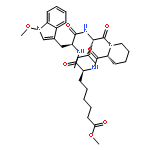 Cyclo[(2S)-2-amino-8-oxodecanoyl-1-methoxy-L-tryptophyl-L-isoleucyl-(2R)-2-piperidinecarbonyl]