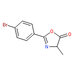 5(4H)-Oxazolone, 2-(4-bromophenyl)-4-methyl-