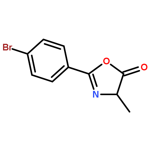 5(4H)-Oxazolone, 2-(4-bromophenyl)-4-methyl-