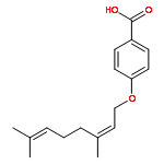 Benzoic acid, 4-[[(2Z)-3,7-dimethyl-2,6-octadienyl]oxy]-