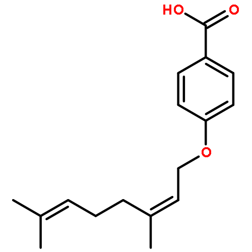 Benzoic acid, 4-[[(2Z)-3,7-dimethyl-2,6-octadienyl]oxy]-