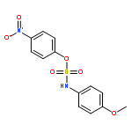 Sulfamic acid, (4-methoxyphenyl)-, 4-nitrophenyl ester