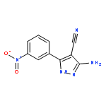 1H-Pyrazole-4-carbonitrile, 3-amino-5-(3-nitrophenyl)-